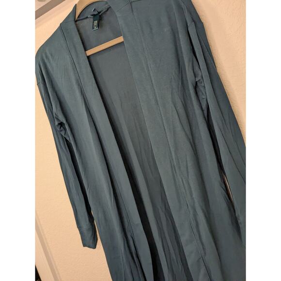 SKIMS Women's Size XXS Sleep Knit Open Front Robe Cardigan Green - Picture 2 of 6